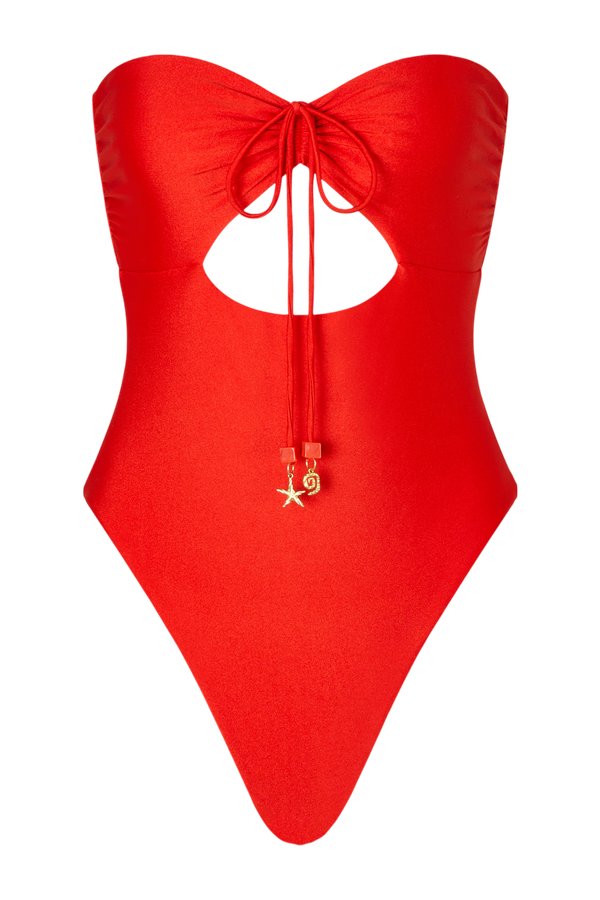 Marbella One Piece in Carmesi — packshot