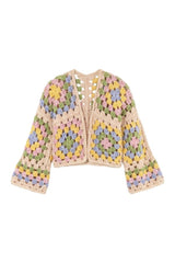 Margot Chunky Crochet Cardigan — packshot