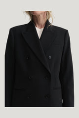 Margot Long Tailored Blazer, — model side