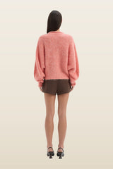 Marius Knit Sweater — model back