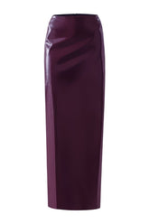 Maxi Maxi skirt in Plum Patent — packshot