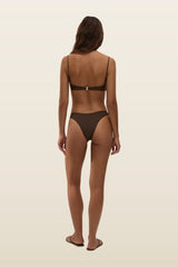 Maya Bikini Top Cedar — model back