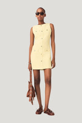 Short tweed dress — model front
