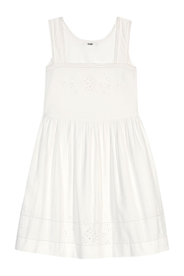 Short dress with lace trim — packshot