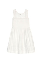 Short dress with lace trim — packshot