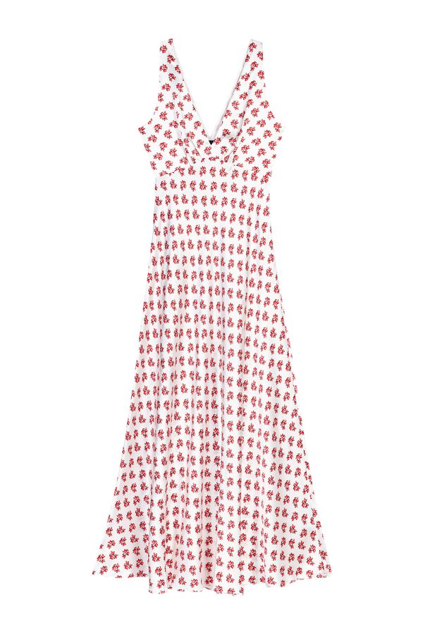 Patterned silk dress — packshot
