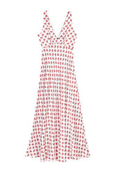 Patterned silk dress — packshot
