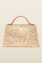 Micro Stella In Gold Crystal — model back