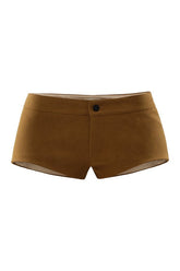 Mini Mini shorts in Earth Suede — packshot