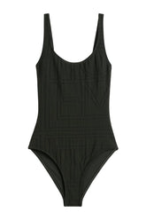 Monogram pointelle swimsuit — packshot