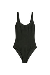 Monogram pointelle swimsuit — packshot