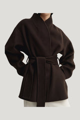 Noorie Doublé Coat, — model side