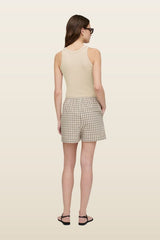 Herve - Tank top - Creme — model back
