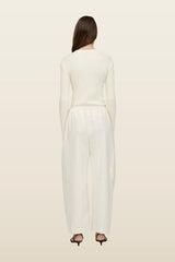 Tamsin - Long sleeve top - Creme — model back