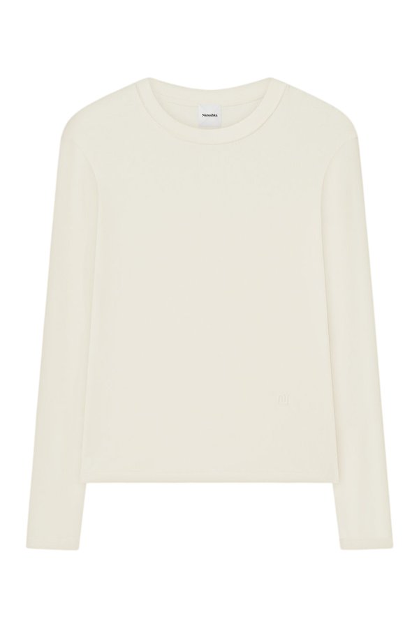 Tamsin - Long sleeve top - Creme — packshot