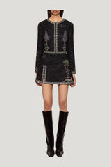 Poseidon Skirt - Onyx — model front