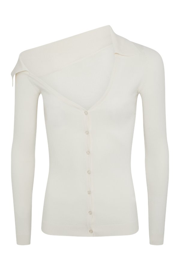 Off Shoulder Collared Shirt — packshot