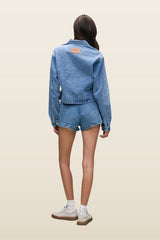 Slim Fit Jacket - Vintage Wash — model back