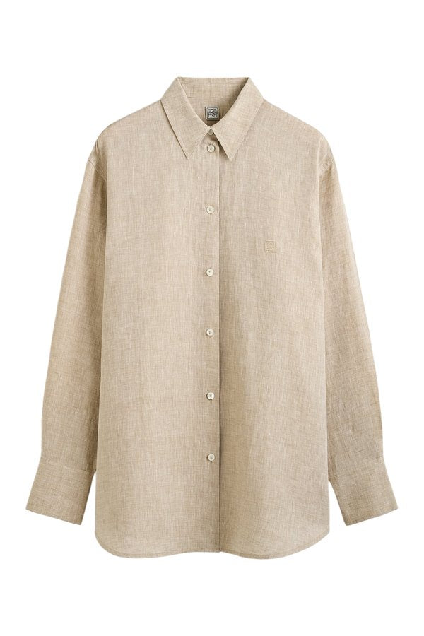Oversized summer shirt natural — packshot