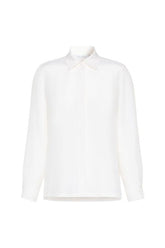 Silk crepe de chine shirt — packshot