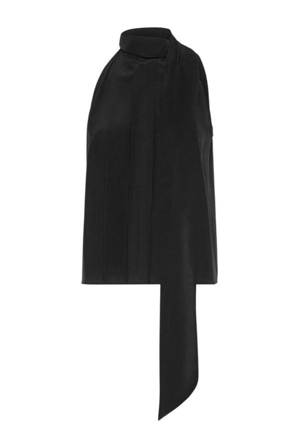 Sleeveless crepe de chine top — packshot