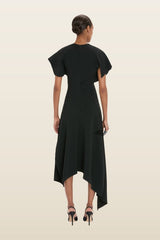 Panelled Dress — model back