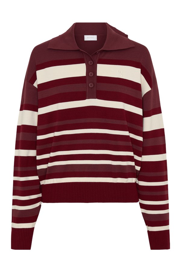 Philly Stripe Long Sleeve Knit Jumper — packshot