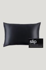 Black Queen Zippered Pillowcase — model front