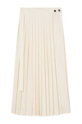 Plissé wrap skirt — packshot