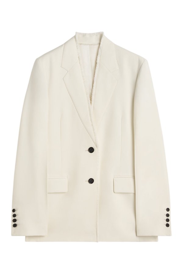 Raw lapel jacket — packshot