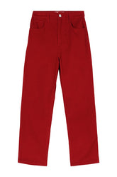 Relaxed corduroy trousers | rosso — packshot