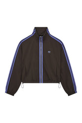 Relay Spray Jacket In Coffee — packshot