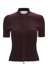 Ribbed Polo Top — packshot