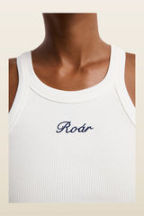 Ribbed Tank Top — model back