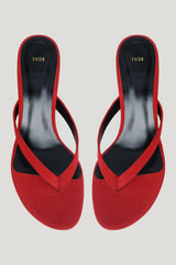 Rooty Sandal Red Nubuck Leather — extra