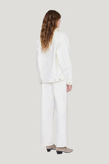 Rory Jacket - Ecru — model side