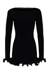 Ruffle Hem Mini Dress — packshot