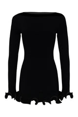 Ruffle Hem Mini Dress — packshot