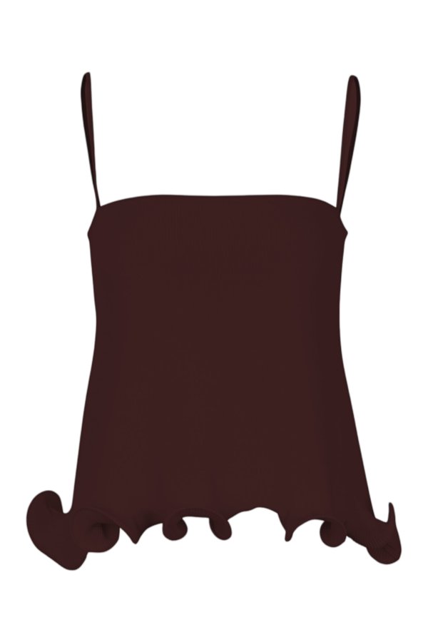 Ruffle Hem Tank Top — packshot