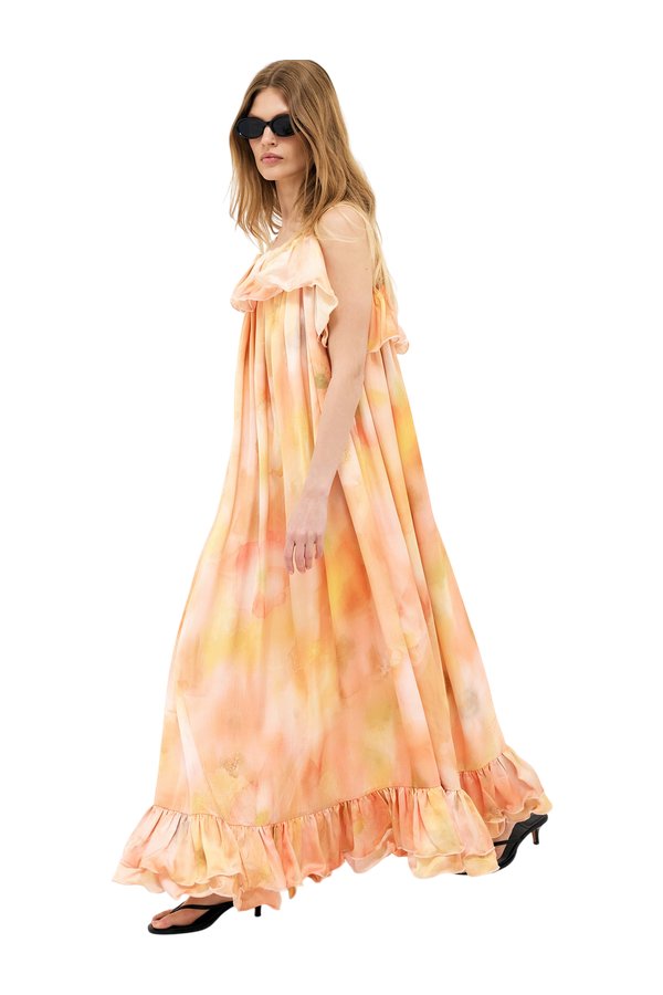 Ruffle Volume Maxi Dress — packshot