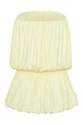Safiya Strapless Gathered Bubble Mini Dress — packshot