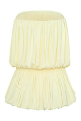 Safiya Strapless Gathered Bubble Mini Dress — packshot