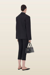 SANCIA LDS Double breasted shawl collar jacket — model back