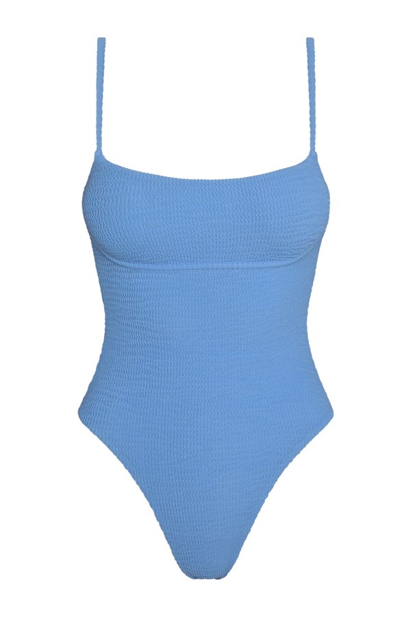 Sausalito One Piece - Azure Crinkle — packshot
