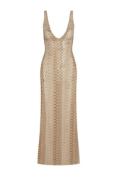 Sayulita Dress - Porto Cervo Gold — packshot