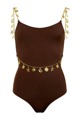 Scorpios Swimsuit (Chestnut) — packshot