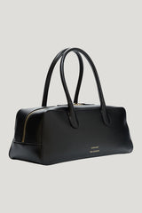 SETH Calf leather rectangular handbag — model side