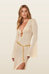 Shell Belt - Gold — model back