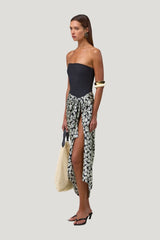 Silk Sarong (Palm Beach Shell) — model side