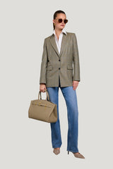 Single Breasted Belgravia Blazer (Richmond Check) — model front